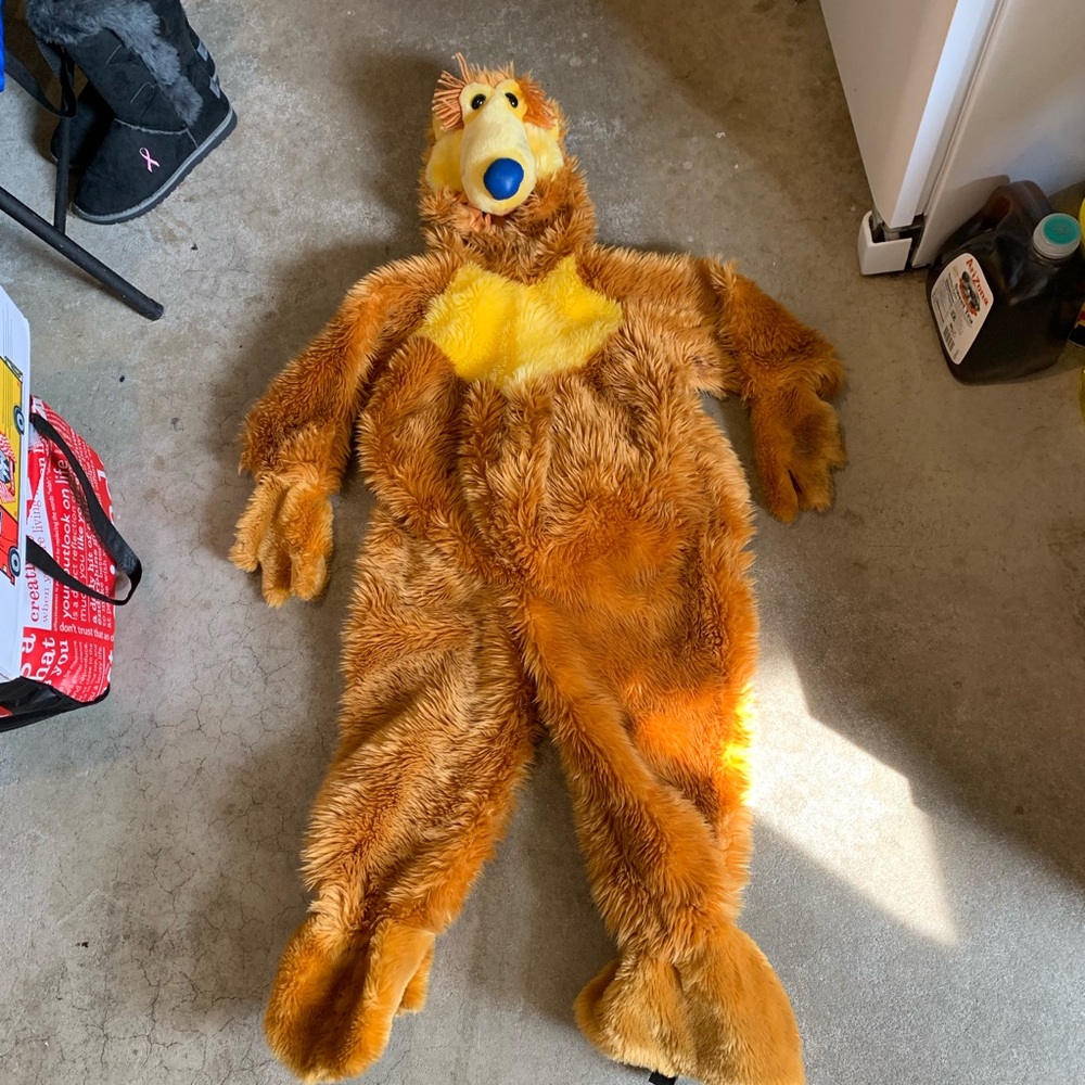 Disney Plush Brown and Yellow Kids Costume